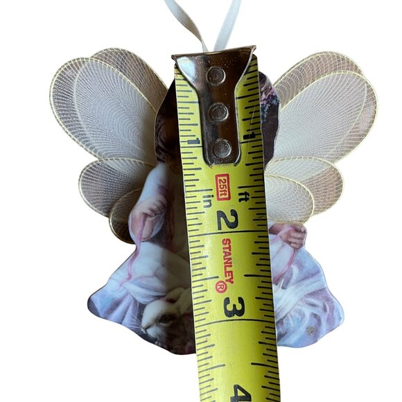 Heavens Little Angels Bradford Exchange Porcelain Ornaments Set Of 3 - Picture 16 of 16